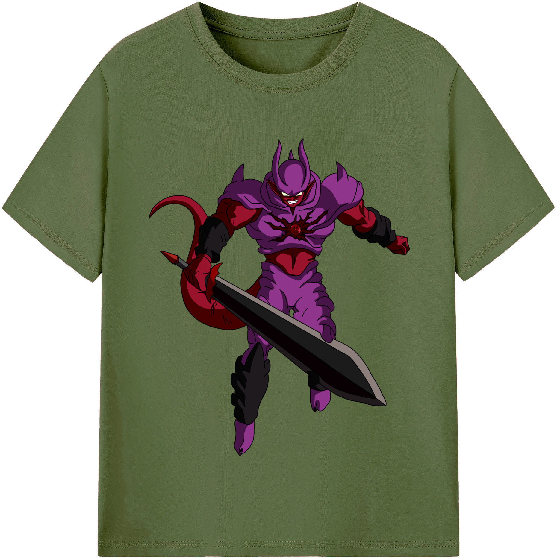 （画像用） ドラゴンボール ジャネンバ DRAGON BALL Janemba 綿100％半袖Tシャツ（フロントプリント）